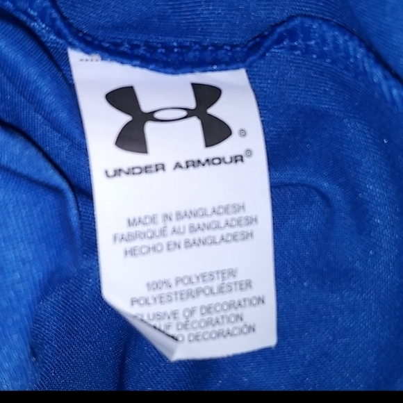 2/$25 LAST ONE!! UNDER ARMOUR Men's Heatgear Tech Tee Royal Blue Size Small - Picture 2 of 7